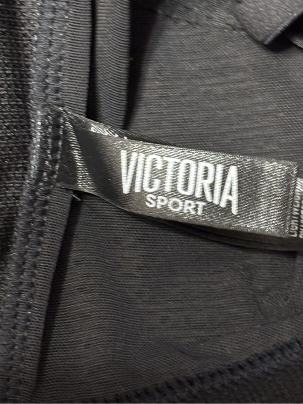 Victoria’s Sport Black Racerback Sports bra 36DD Molded Soft Cup - Picture 3 of 6